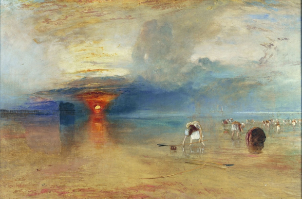 William Turner, La plage de Calais, à marée basse (1830)
